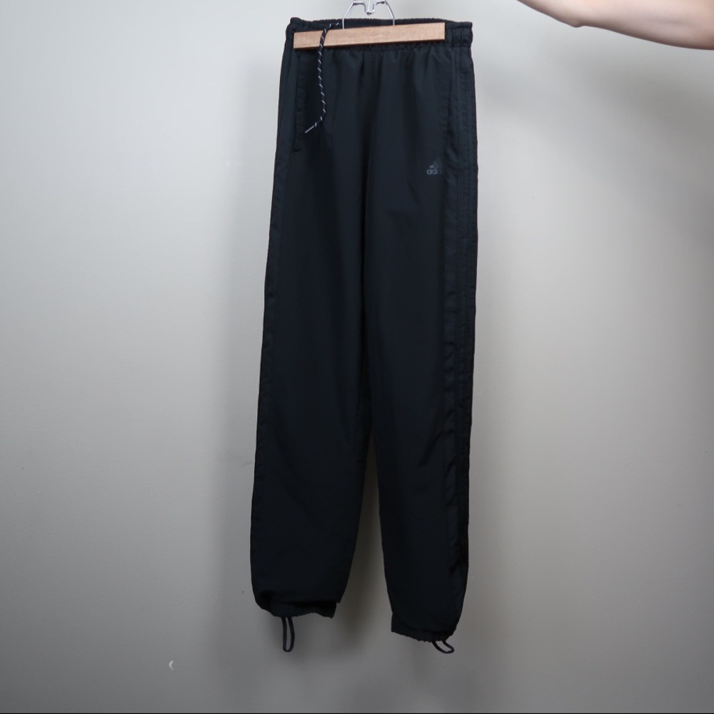 Adidas black 3 stripe y2k joggers size small - Picture 4 of 4